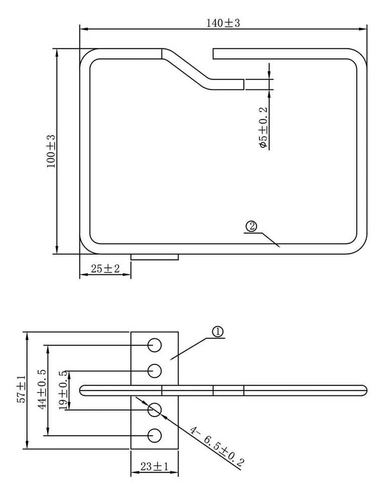 ROLINE 26300010 - Kabelführungsbügel 140 x 100 mm Metall, Ansicht 2