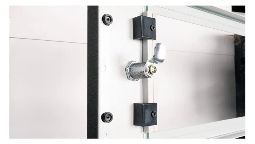 ROLINE Basic Plus - Gehäuse Netzwerkschrank - 600x450 BxT - geeignet für Wandmontage - RAL 7035, Hellgrau - 4U - 19, Ansicht 4