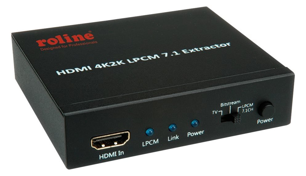 ROLINE HDMI 4K2K Audio Extraktor - HDMI-Audiosignal-Extractor