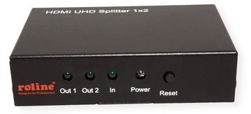ROLINE HDMI Splitter - Video-Verteiler - 2 x HDMI von LumaTech