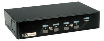 ROLINE KVM Switch - KVM-/Audio-/USB-Switch - 4 x KVM/Audio/USB von LumaTech