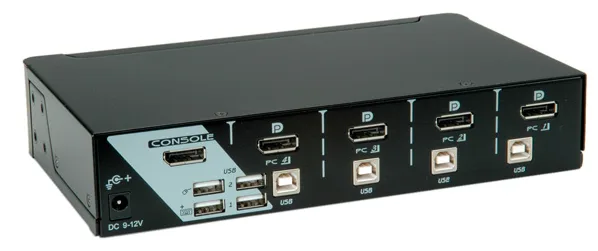ROLINE KVM Switch - KVM-/Audio-/USB-Switch - 4 x KVM/Audio/USB, Ansicht 4