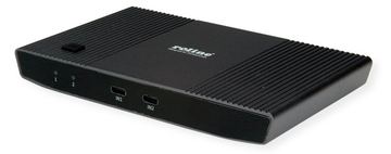 ROLINE KVM Switch 2fach/Dock USB-C+ HDMI USB 2x A+1x C - KVM-Umschalter - USB Typ C von LumaTech