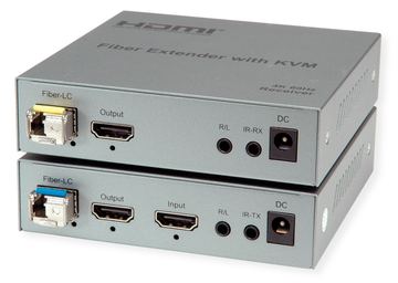 ROLINE KVM-Verlängerung via LWL USB+ HDMI 4K60 20km von LumaTech