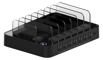 ROLINE Ladestation - Netzteil - 12 Watt - 4 A - 7 Ausgabeanschlussstellen (7 x 4-piliger USB Typ A) von LumaTech