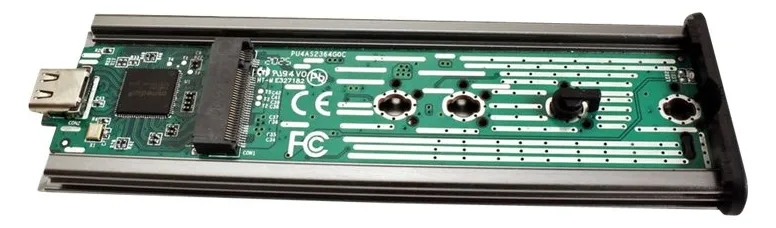 ROLINE Speichergehäuse - M.2 - M.2 NVMe Card - USB 3.2 (Gen 2x2), Ansicht 4