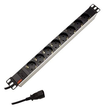 ROLINE Steckdosenleiste (Rack - einbaufähig) - 250 V - 2300 Watt - Eingabe, Eingang IEC 60320 C14 von LumaTech
