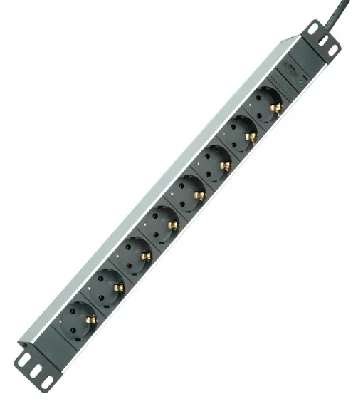 ROLINE Steckdosenleiste (Rack - einbaufähig) - 250 V - 2300 Watt - Eingabe, Eingang IEC 60320 C14, Ansicht 2