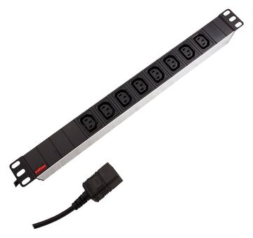 ROLINE Stromverteilungseinheit (Rack - einbaufähig) - 3600 Watt - Eingabe, Eingang IEC 60320 C20 16A von LumaTech