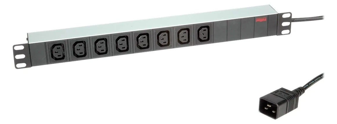 ROLINE Stromverteilungseinheit (Rack - einbaufähig) - 3600 Watt - Eingabe, Eingang IEC 60320 C20 16A, Ansicht 3