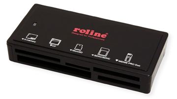 ROLINE USB3.2 Gen1 Multi Card extern schwarz - Card-Reader von LumaTech