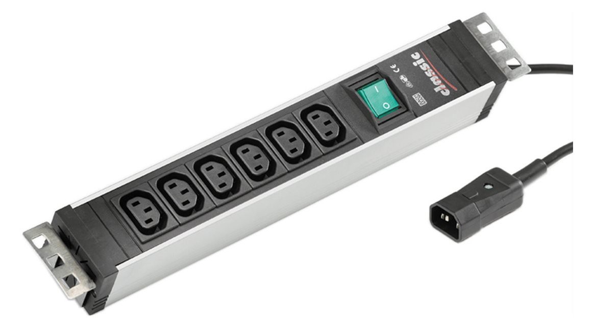 ROTRONIC-SECOMP BACHMANN - Steckdosenleiste - Eingabe, Eingang IEC 60320 C14 - Ausgangsanschlüsse: 6 (IEC 60320 C13) von LumaTech