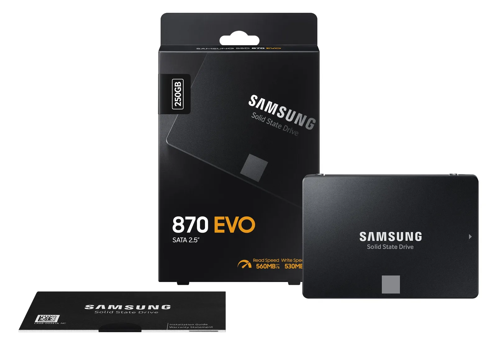 Samsung 870 EVO MZ-77E250B - SSD - verschlüsselt - 250 GB - intern - 2.5 (6.4 cm), Ansicht 5