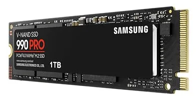 Samsung 990 PRO MZ-V9P1T0BW - SSD - verschlüsselt - 1 TB - intern - M.2 2280 - PCIe 4.0 x4 (NVMe), Ansicht 5