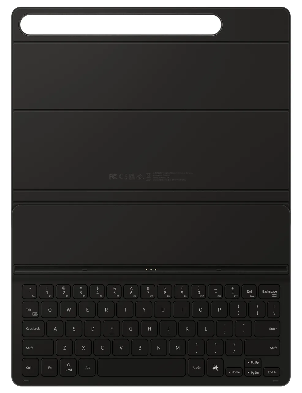 Samsung EF-DX720 - Tastatur und Foliohülle (Buch-Cover) - TL: Deutsch, QWERTZ, Ansicht 4