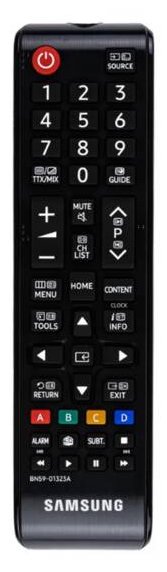 Samsung HTV REMOTE CONTROL NUMBER KEYS
