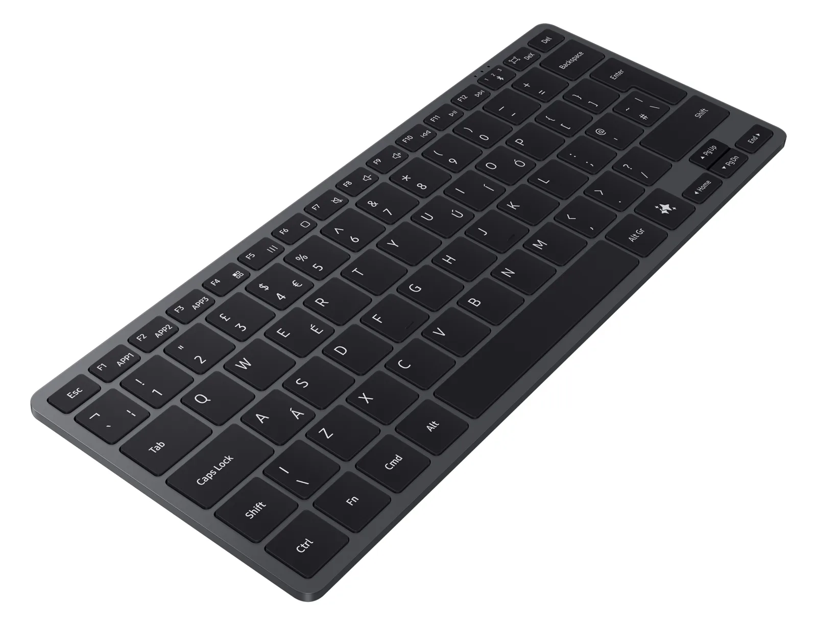 Samsung Universal Smart Keyboard dark gray - Tastatur - TL: Deutsch, QWERTZ, Ansicht 2