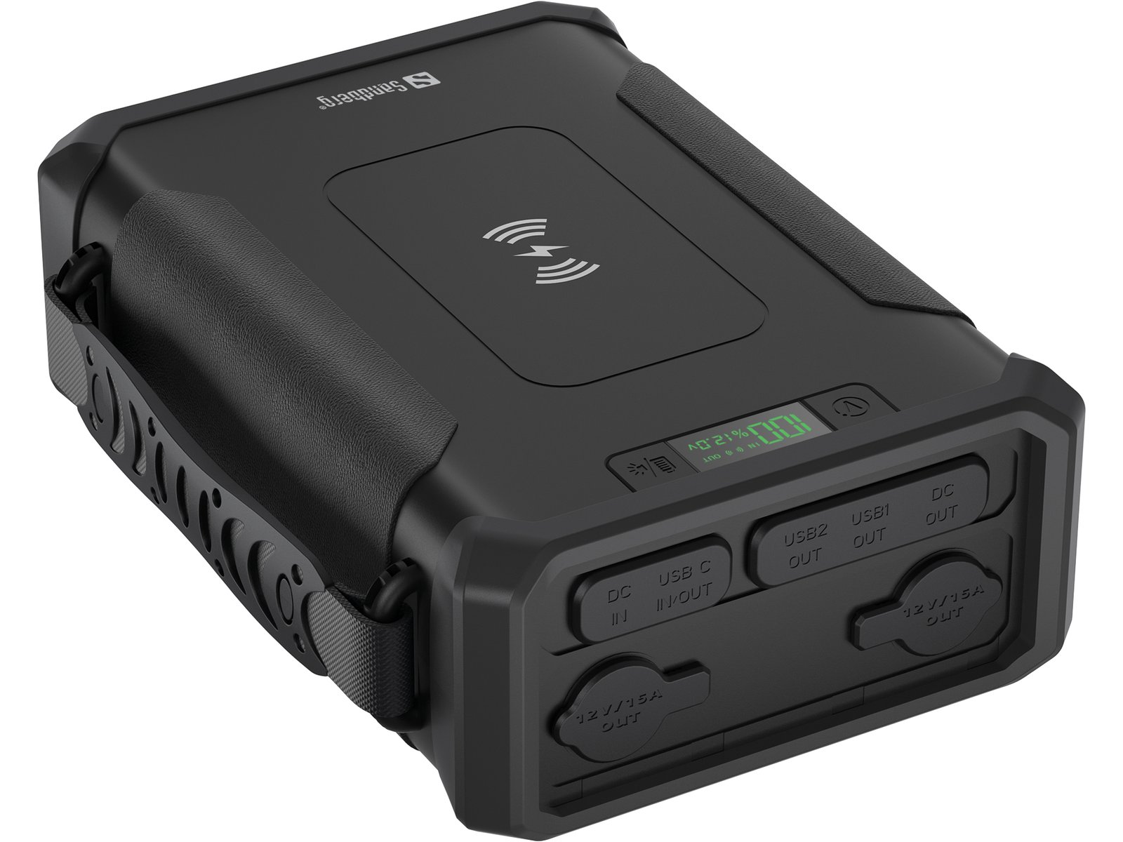 SANDBERG Active Survivor 8in1 - Powerbank + AC-Netzteil + Kfz-Netzteil 32700 - 96000 mAh - 307.2 Wh - 180 Watt