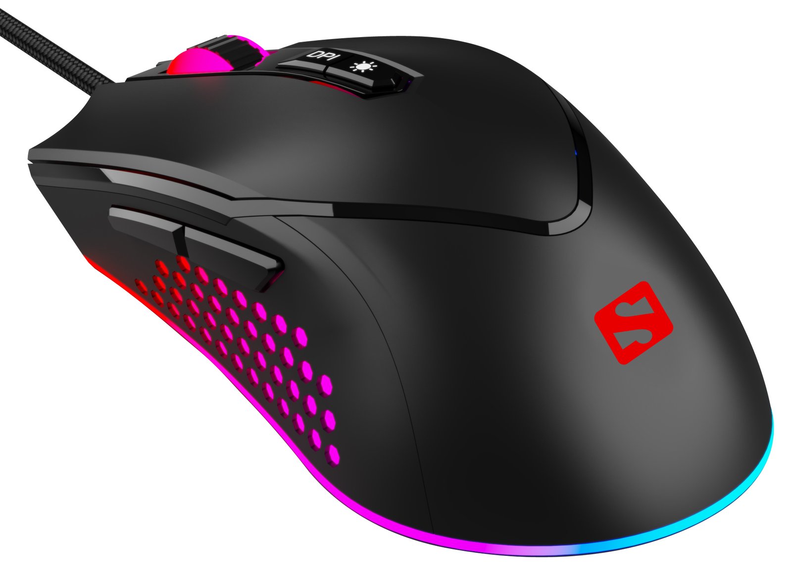 SANDBERG Azazinator Mouse 6400 - Maus - 7 Tasten