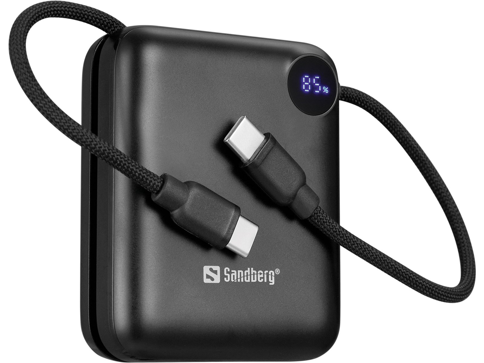 SANDBERG Connect - Powerbank - 10000 mAh - 38.5 Wh - 20 Watt - 3 A - 3 Ausgänge (24 pin USB-C)