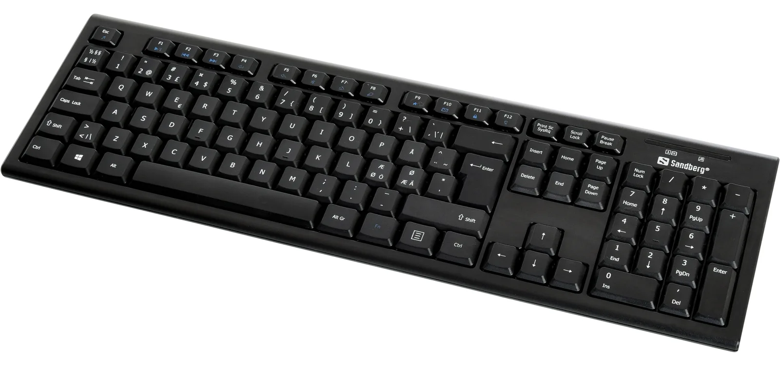 SANDBERG DesktopSet - Tastatur-und-Maus-Set - kabellos - TL: Nordisch, QWERTY, Ansicht 4