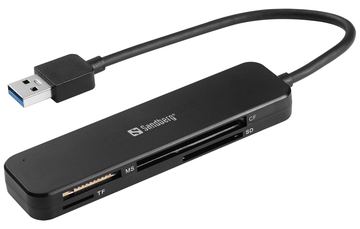 SANDBERG Kartenleser (MS, MMC, SD, TransFlash, microSD, SDHC, SDXC) von LumaTech