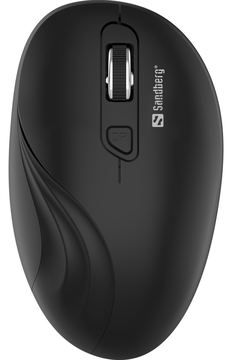 SANDBERG Maus - optisch - 4 Tasten - kabellos - 2.4 GHz - kabelloser Empfänger (USB) von LumaTech