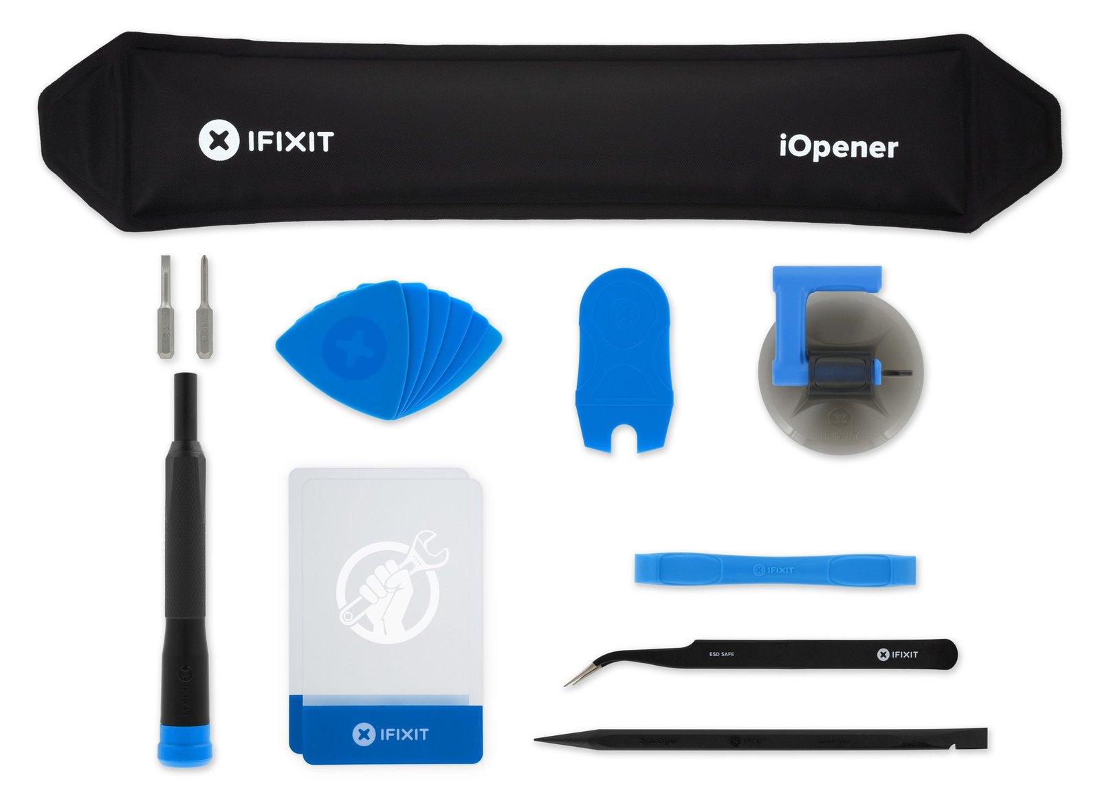 iFixit EU145198-10 - Öffnungswerkzeug - Handy/Smartphone - Plastik-Karte - Spudger - Saugnapf - Pinzette - Mehrfarbig