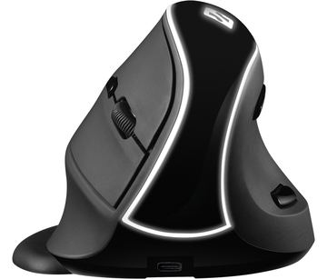 SANDBERG Pro - Vertikale Maus - ergonomisch - optisch - 6 Tasten - kabellos - 2.4 GHz - kabelloser Empfänger (USB) von LumaTech