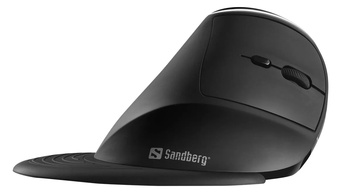 SANDBERG Pro - Vertikale Maus - ergonomisch - optisch - 6 Tasten - kabellos - 2.4 GHz - kabelloser Empfänger (USB), Ansicht 4