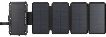 SANDBERG Solar PowerBank - Kabelloses Ladepad / Solar-Powerbank - 5-panel - 10000 mAh - 37 Wh - 22.5 Watt - 1.67 A von LumaTech