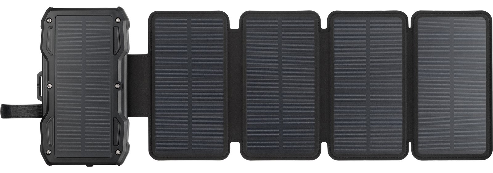 SANDBERG Solar PowerBank - Kabelloses Ladepad / Solar-Powerbank - 5-panel - 10000 mAh - 37 Wh - 22.5 Watt - 1.67 A