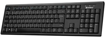 SANDBERG Tastatur - USB - TL: Nordisch, QWERTY von LumaTech