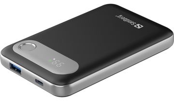 SANDBERG Travel - Powerbank - 10000 mAh - 38.5 Wh - 20 Watt - 4.5 A - PD - 2 Ausgabeanschlussstellen (USB, 24 pin USB-C) von LumaTech