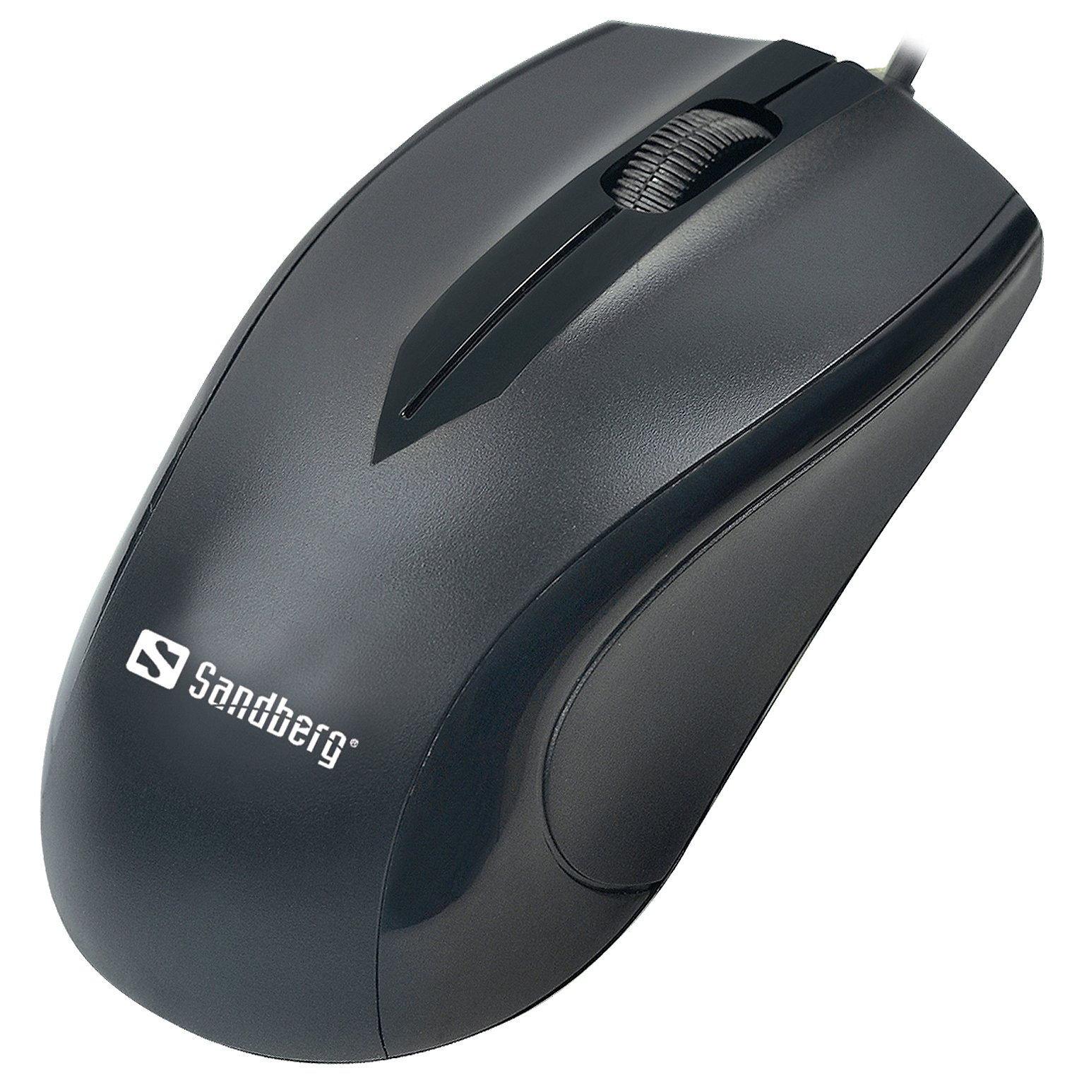 SANDBERG USB-C Mouse - Beidhändig - Optisch - USB Typ-C - 1200 DPI - Schwarz - Maus - 1.200 dpi