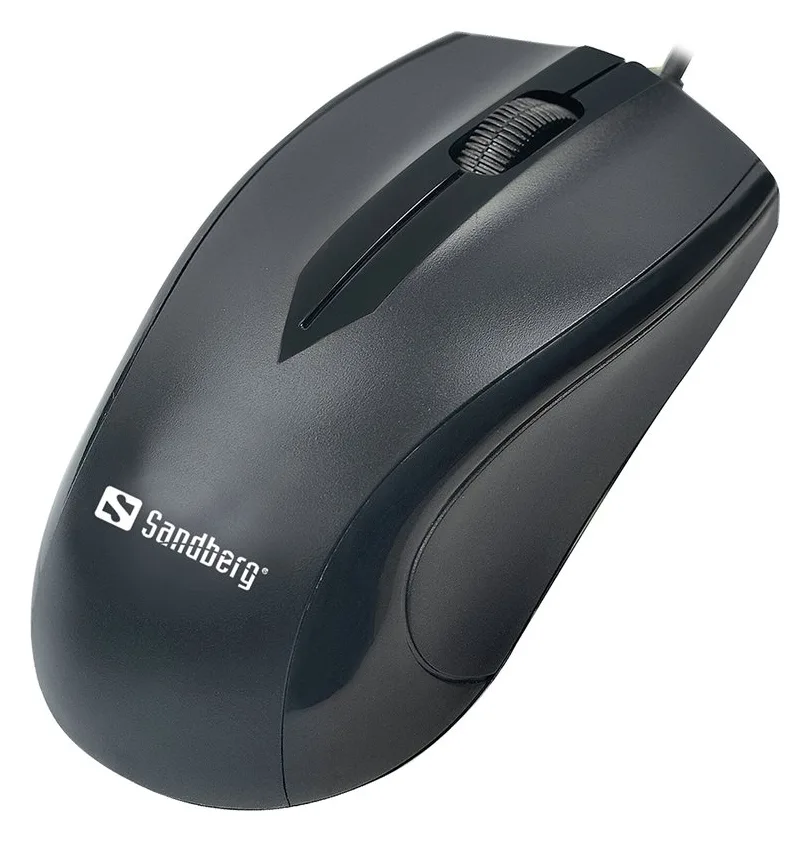 SANDBERG USB-C Mouse - Beidhändig - Optisch - USB Typ-C - 1200 DPI - Schwarz - Maus - 1.200 dpi, Ansicht 3