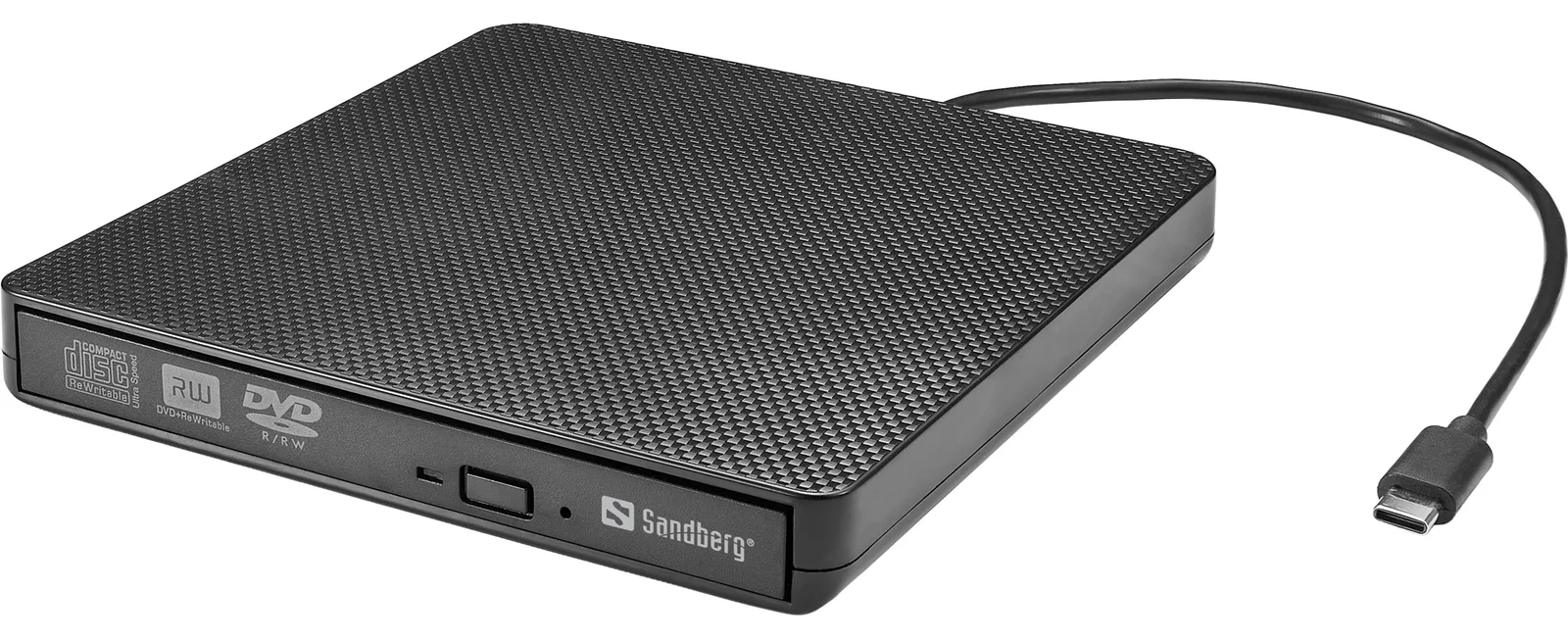 SANDBERG USB-C/A DVD Drive - DVD/CD-Laufwerk, Ansicht 4