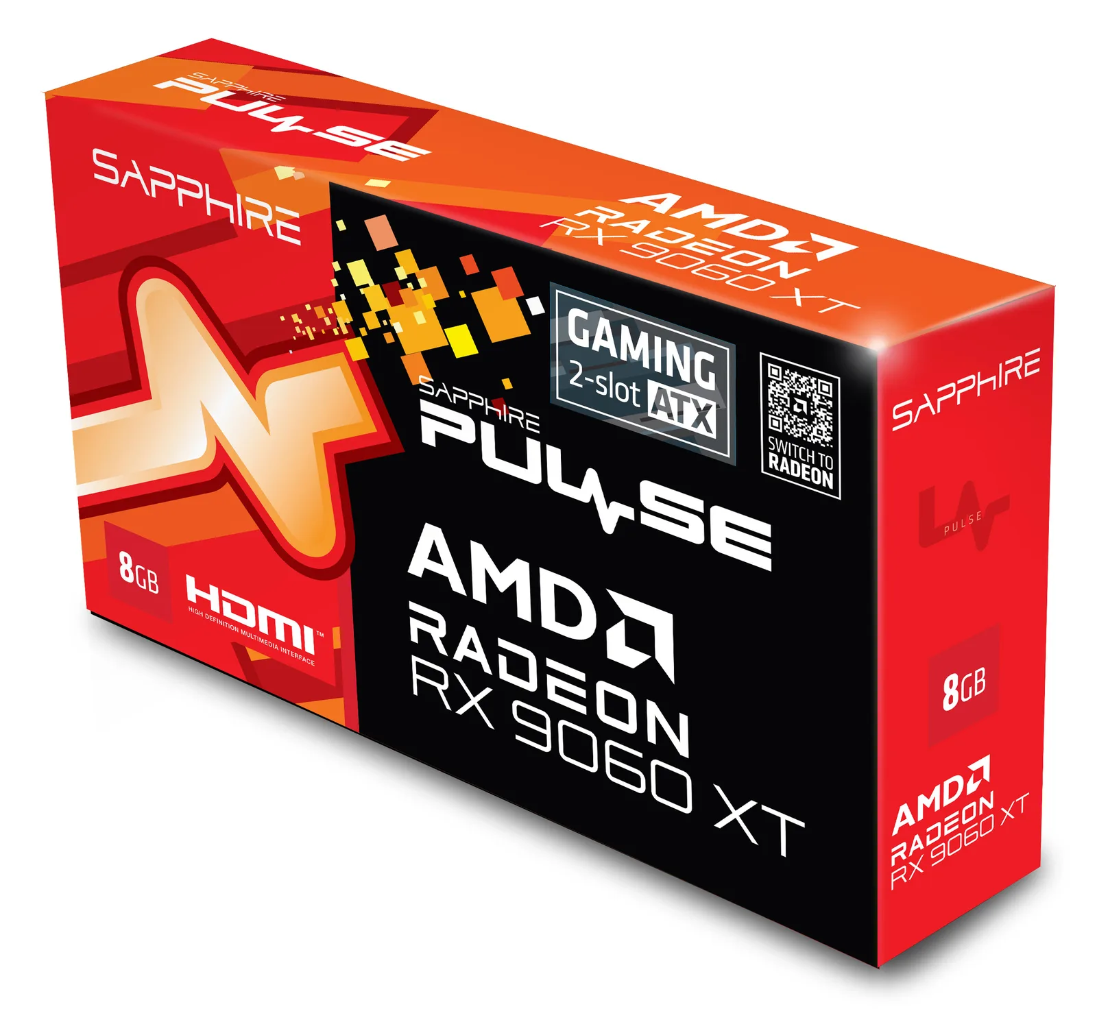 Sapphire RX 9060 XT Pulse Gaming GDDR6 - PCI - 8.192 MB, Ansicht 4