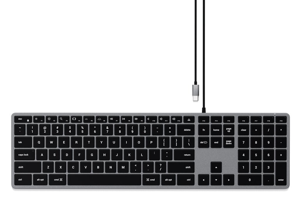 Satechi Slim W3 - Tastatur - hinterleuchtet - USB-C - TL: Deutsch, QWERTZ