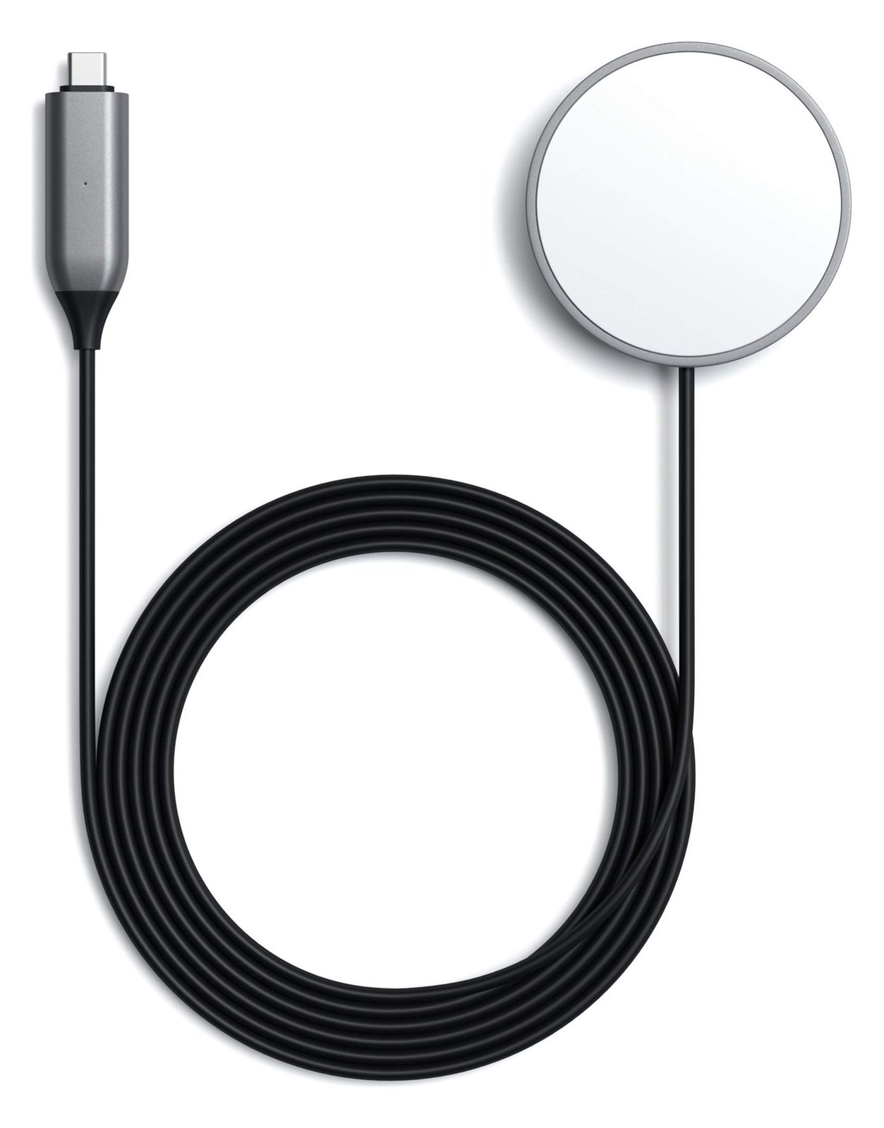 Satechi ST-UCQIMCM - Drinnen - USB - Kabelloses Aufladen - 1,5 m - Grau - Weiß