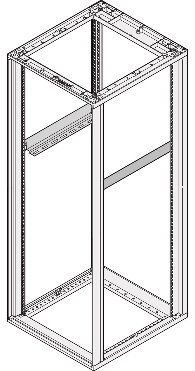 SCHROFF 19SLIDE RAIL KIT 600D 2PC - 19 - Rack-Modul von LumaTech