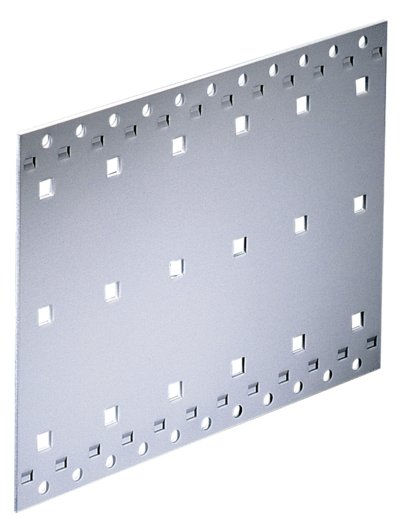 SCHROFF 34560-193 - Seitenpanel - Silber - Edelstahl - 3U - 48,3 cm (19 Zoll) - 415 mm von LumaTech