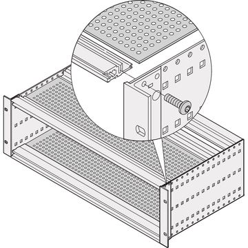 SCHROFF COVER PLATE 84HP 160D (2PCS/KIT) von LumaTech