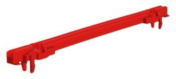 SCHROFF EuropacPRO - Führungsschiene - Rot - 16 cm (Packung mit 10) von LumaTech