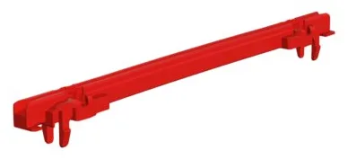 SCHROFF Führungsschiene - Rot - 22 cm (Packung mit 10), Ansicht 2