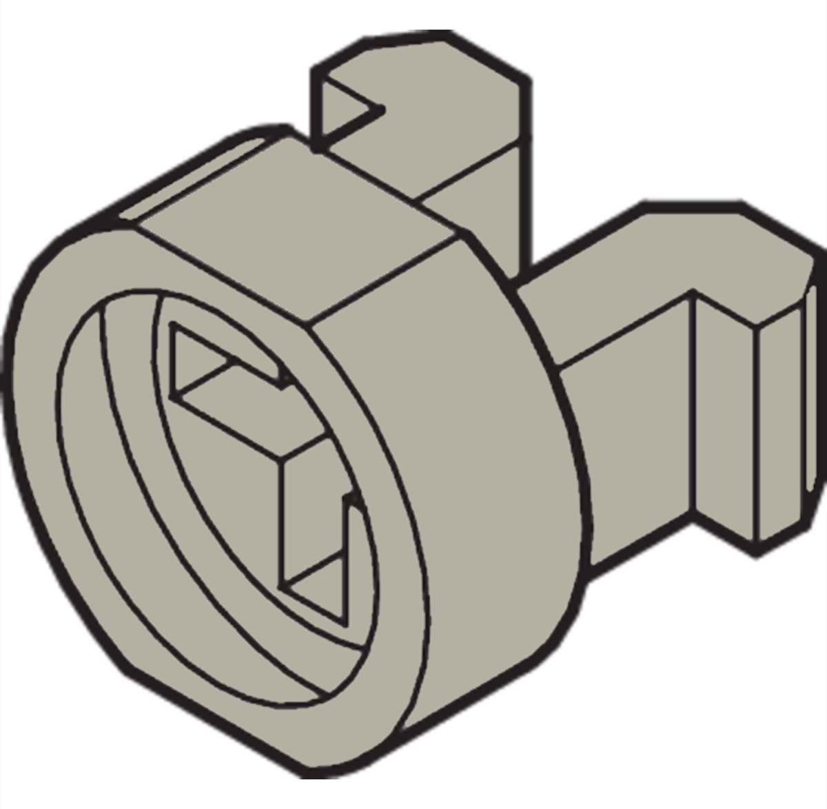 SCHROFF Pentair Techn. Kunststoffnippel 21100-464 VE100 von LumaTech