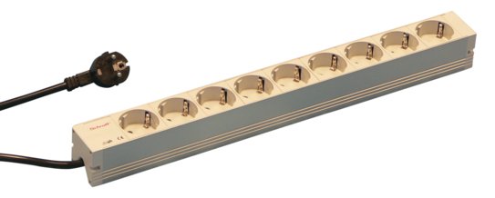 SCHROFF Steckdosenleiste (Rack - einbaufähig) - Wechselstrom 230 V - Eingabe, Eingang French / UTE von LumaTech