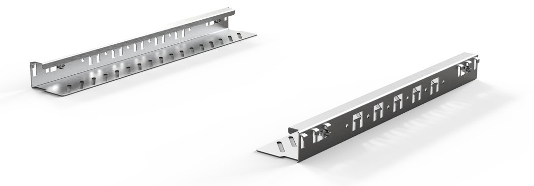 SCHROFF VARISTAR - Gleitschienenmontagesatz - 1U - 48.3 cm (19) von LumaTech