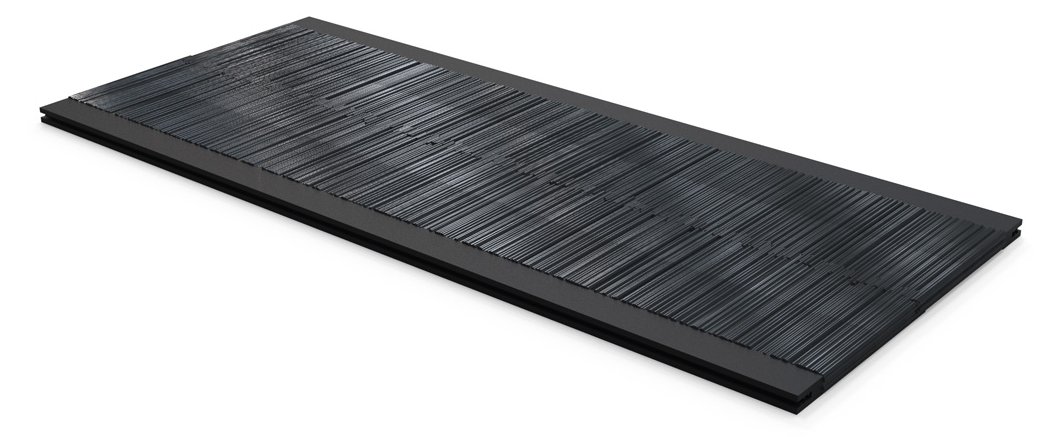 SCHROFF VARISTAR - Kabelabdeckung mit Bürsten - Schwarz (Packung mit 2) von LumaTech
