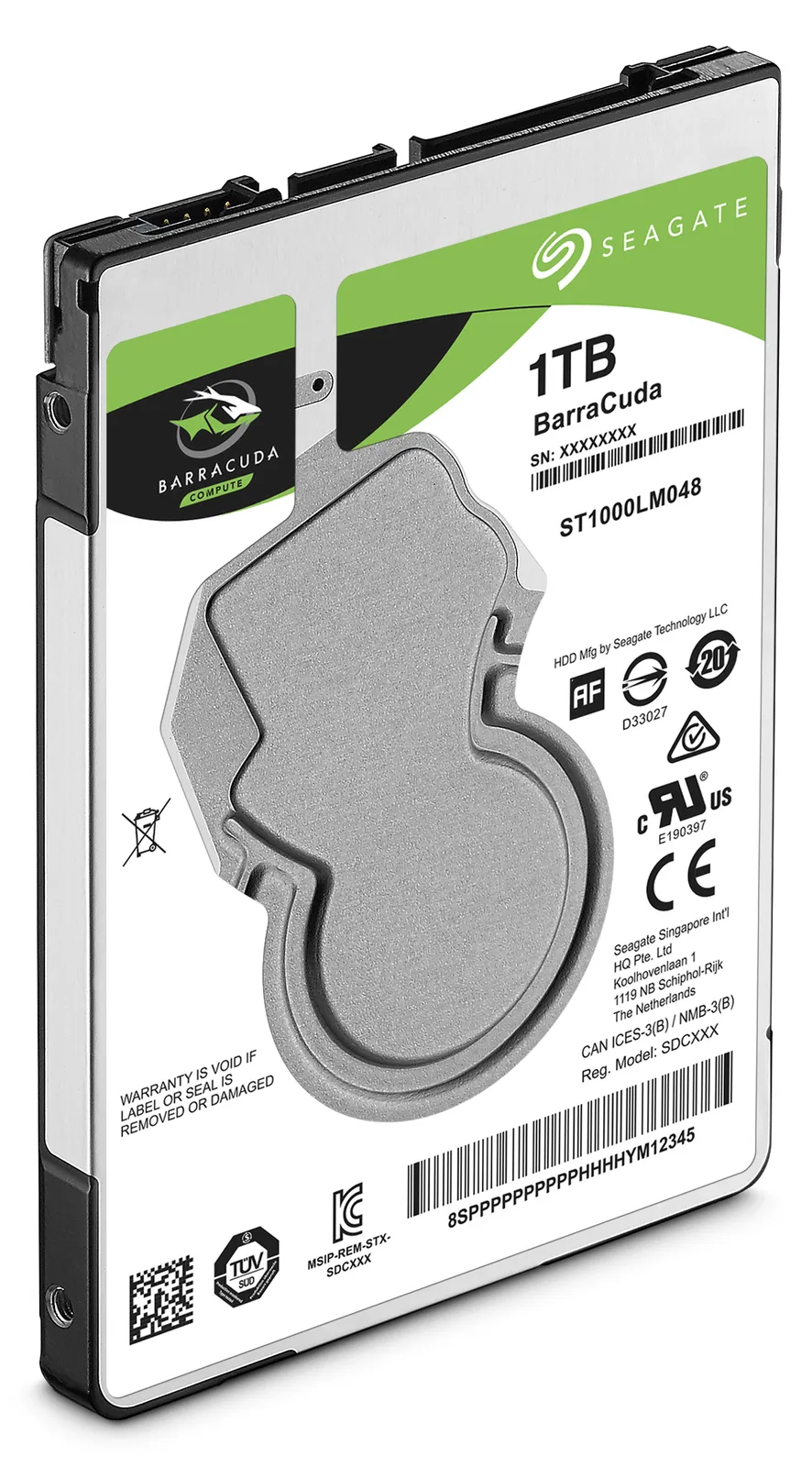 Seagate Guardian BarraCuda ST1000LM048 - Festplatte - 1 TB - intern - 2.5 (6.4 cm), Ansicht 3